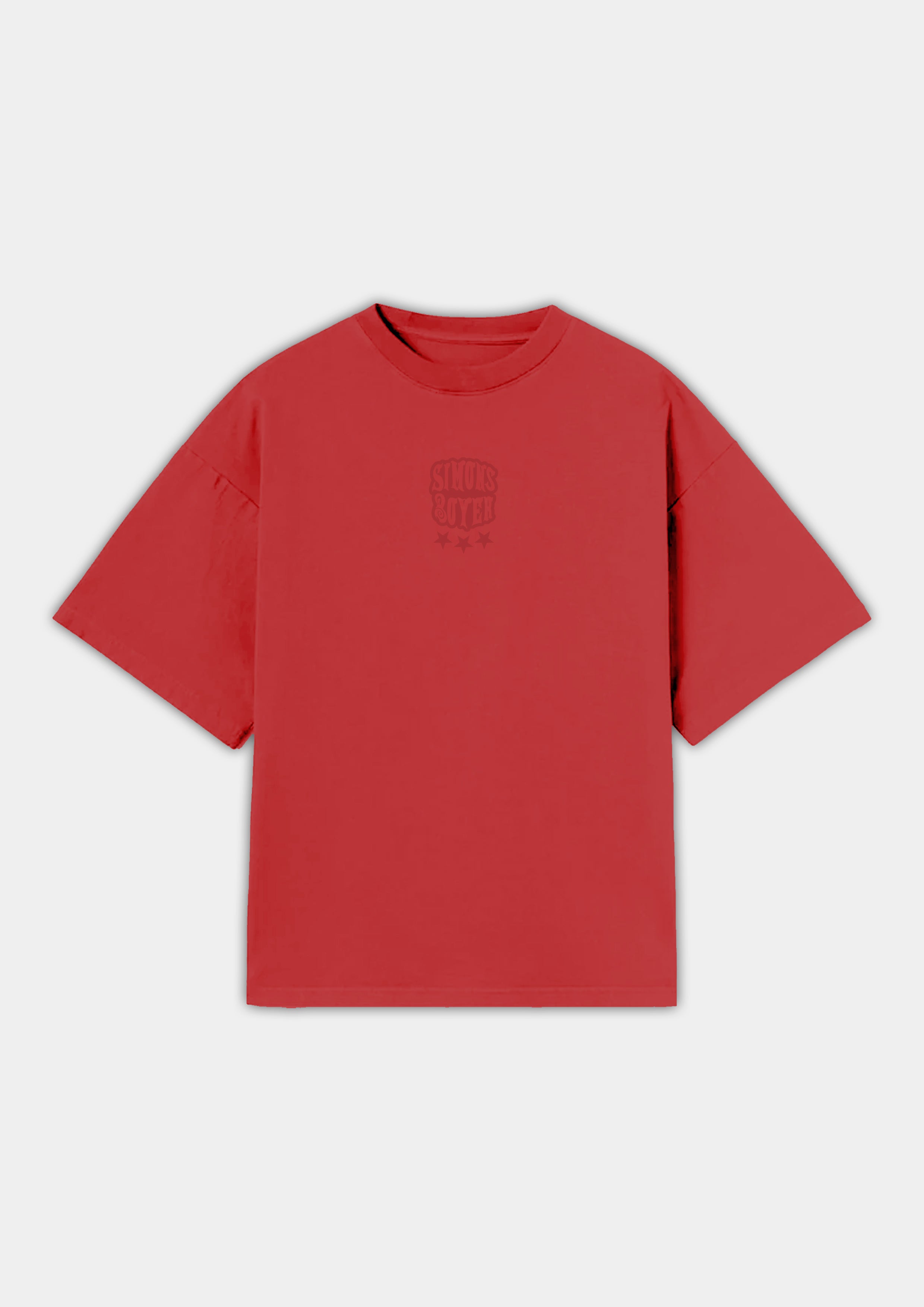 "Basic Tee FW25" Rojo Pálido