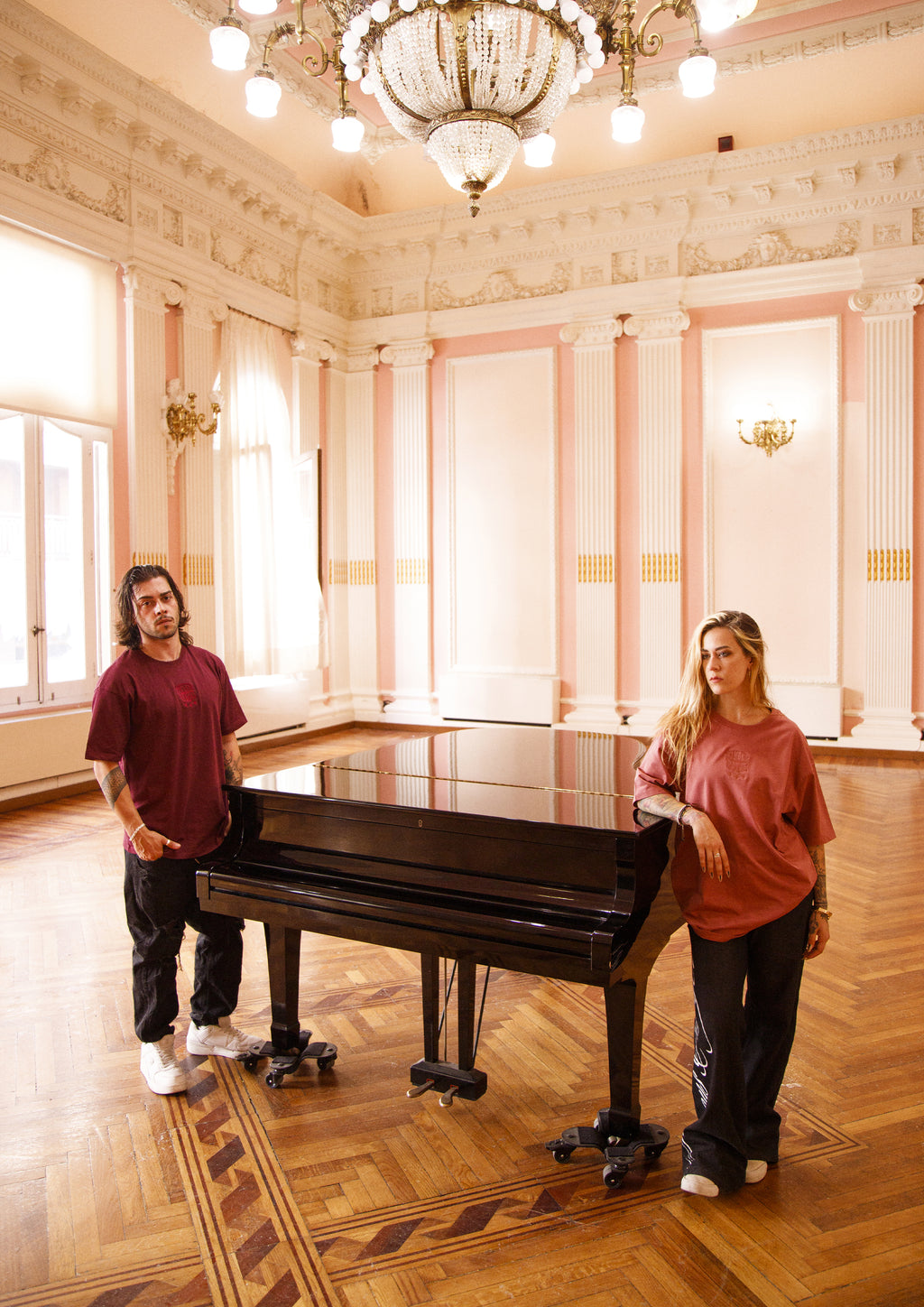 "Basic Tee FW25" Rojo Ciruela